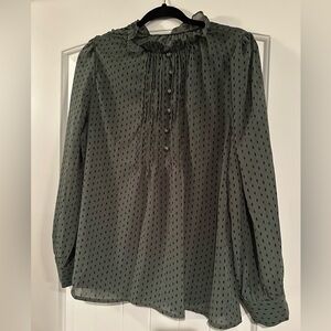 Elegant Green Women's Top